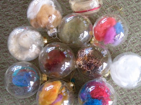 fiber in glass ornaments