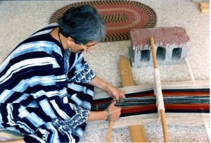 Joy weaving, ground loom at home