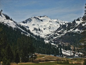 Mountain view from the Resort at Squaw Creek