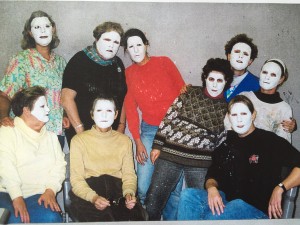 The Yakao Guild Members after a mask making workshop