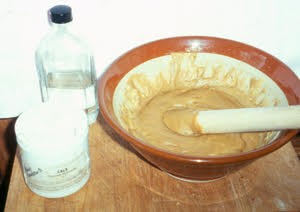 The cooked paste ready to use