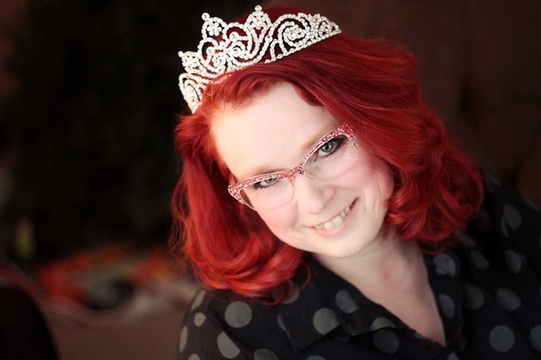 Photo of Beth Smith wearing a tiara