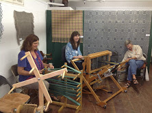 Linda Hartshorn, Sandra Kernan and Connie Anderholm demonstrating at the Humboldt Count Fair in 2013.