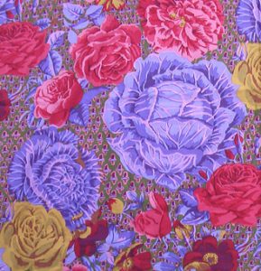 cabbage and rose fabric